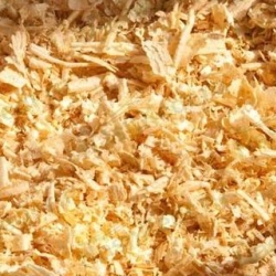 Waste wood shavings, sawdust