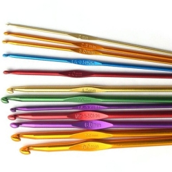 Crochet hooks and knitting needles